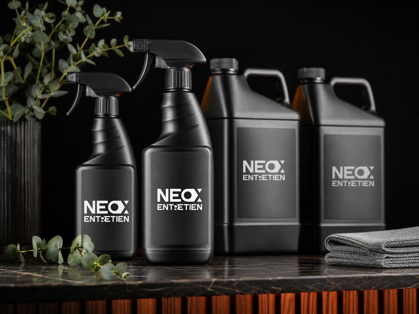 Produits de nettoyage écologiques utilisés par Neox Entretien